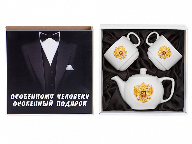 Чайный набор Россия с логотипом в Волгограде заказать по выгодной цене в кибермаркете AvroraStore