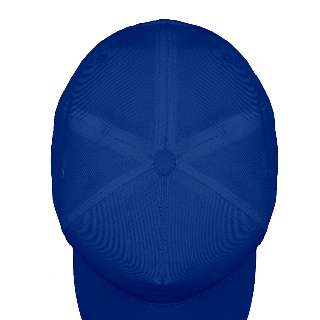 Бейсболка "Fortuna", 5 клиньев,  застежка на липучке, ярко-синий, 100% полиэстер, плотность 140 г/м2 с логотипом в Волгограде заказать по выгодной цене в кибермаркете AvroraStore