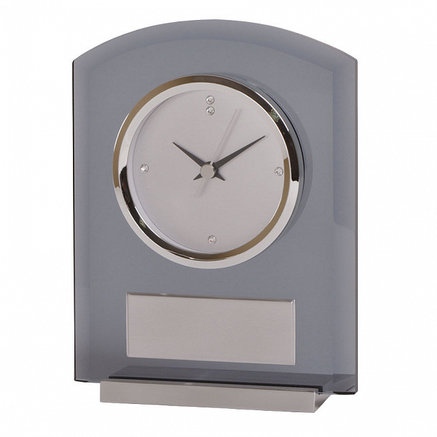 Часы настольные "Award" с шильдом с логотипом в Волгограде заказать по выгодной цене в кибермаркете AvroraStore