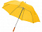 Зонт Karl 30 механический, желтый с логотипом в Волгограде заказать по выгодной цене в кибермаркете AvroraStore