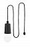 Лампа портативная Lumin, черная с логотипом в Волгограде заказать по выгодной цене в кибермаркете AvroraStore