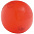 Надувной пляжный мяч Sun and Fun, полупрозрачный красный с логотипом в Волгограде заказать по выгодной цене в кибермаркете AvroraStore