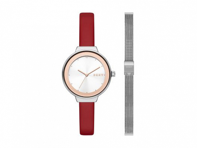 Часы наручные со сменным браслетом, женские. DKNY с логотипом в Волгограде заказать по выгодной цене в кибермаркете AvroraStore