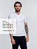 Рубашка поло мужская Adam, белая с логотипом в Волгограде заказать по выгодной цене в кибермаркете AvroraStore
