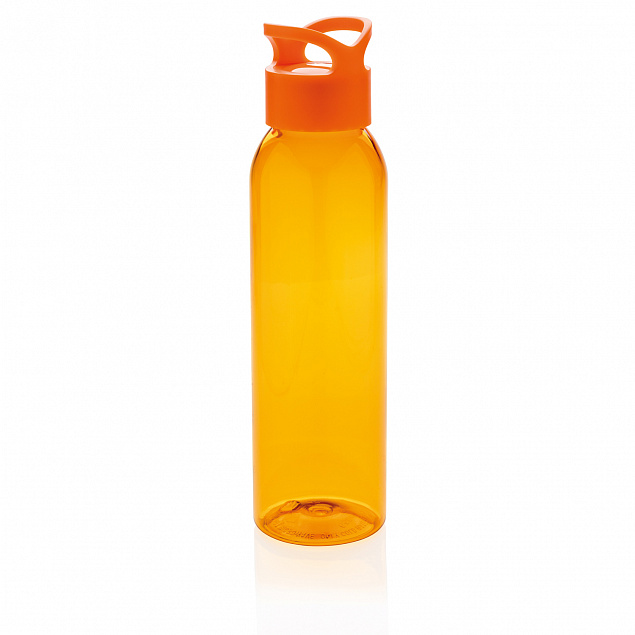 Герметичная бутылка для воды из AS-пластика, оранжевая с логотипом в Волгограде заказать по выгодной цене в кибермаркете AvroraStore