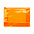 Косметичка CARIBU, Оранжевый с логотипом в Волгограде заказать по выгодной цене в кибермаркете AvroraStore