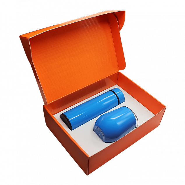 Набор Hot Box C W, голубой с логотипом в Волгограде заказать по выгодной цене в кибермаркете AvroraStore