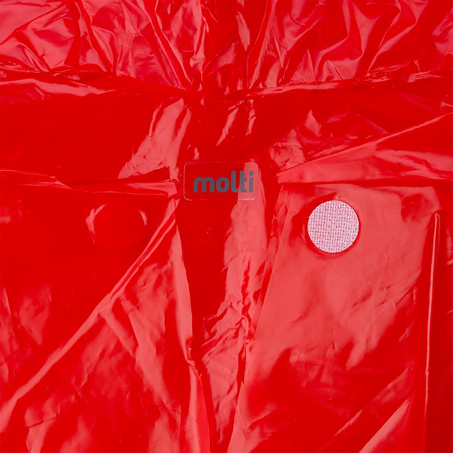 Дождевик-плащ BrightWay, красный с логотипом в Волгограде заказать по выгодной цене в кибермаркете AvroraStore
