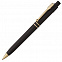 Ручка шариковая Raja Gold, черная с логотипом в Волгограде заказать по выгодной цене в кибермаркете AvroraStore