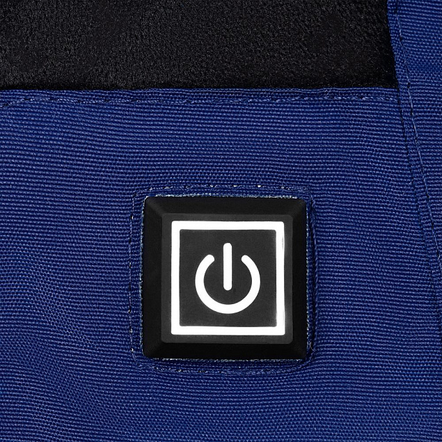 Куртка с подогревом Thermalli Pila, синяя с логотипом в Волгограде заказать по выгодной цене в кибермаркете AvroraStore