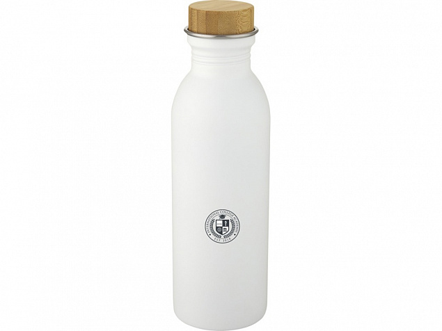 Kalix, спортивная бутылка из нержавеющей стали объемом 650 мл, белый с логотипом в Волгограде заказать по выгодной цене в кибермаркете AvroraStore