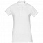 Рубашка поло женская Virma Premium Lady, белая с логотипом в Волгограде заказать по выгодной цене в кибермаркете AvroraStore