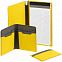 Чехол для карточек Dual, желтый с логотипом в Волгограде заказать по выгодной цене в кибермаркете AvroraStore