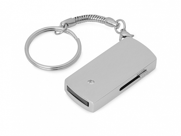 USB 2.0- флешка на 64 Гб с выдвижным механизмом и мини чипом с логотипом в Волгограде заказать по выгодной цене в кибермаркете AvroraStore
