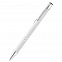 Ручка металлическая Molly - Белый BB с логотипом в Волгограде заказать по выгодной цене в кибермаркете AvroraStore
