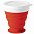 Складной стакан Astrada, красный с логотипом в Волгограде заказать по выгодной цене в кибермаркете AvroraStore