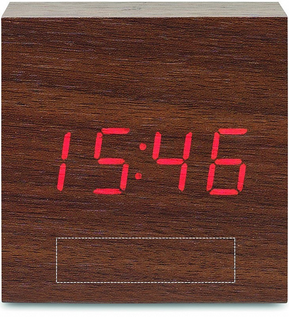 ЖК часы из МДФ с логотипом в Волгограде заказать по выгодной цене в кибермаркете AvroraStore