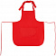 Фартук Neat, красный с логотипом в Волгограде заказать по выгодной цене в кибермаркете AvroraStore