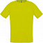 Футболка унисекс Sporty 140, желтый неон с логотипом в Волгограде заказать по выгодной цене в кибермаркете AvroraStore