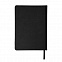 Ежедневник недатированный Anderson, А5,  черный, белый блок с логотипом в Волгограде заказать по выгодной цене в кибермаркете AvroraStore