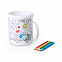 Кружка для раскрашивания с цветными карандашами (4шт) FESIENT с логотипом в Волгограде заказать по выгодной цене в кибермаркете AvroraStore