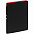 Ежедневник Flexpen Black, недатированный, черный с красным с логотипом в Волгограде заказать по выгодной цене в кибермаркете AvroraStore