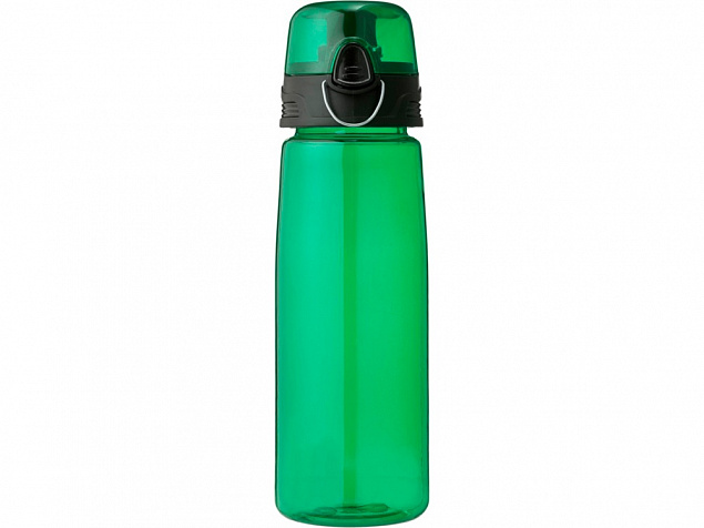 Бутылка спортивная Capri, зеленый с логотипом в Волгограде заказать по выгодной цене в кибермаркете AvroraStore