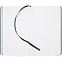 Блокнот Shall, зеленый, с белой бумагой с логотипом в Волгограде заказать по выгодной цене в кибермаркете AvroraStore