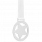 Медаль Steel Star, белая с логотипом в Волгограде заказать по выгодной цене в кибермаркете AvroraStore