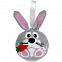 Елочный шар «Заяц с морковкой» с логотипом в Волгограде заказать по выгодной цене в кибермаркете AvroraStore