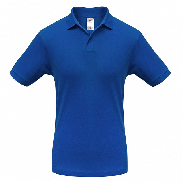 Рубашка поло Safran ярко-синяя с логотипом в Волгограде заказать по выгодной цене в кибермаркете AvroraStore
