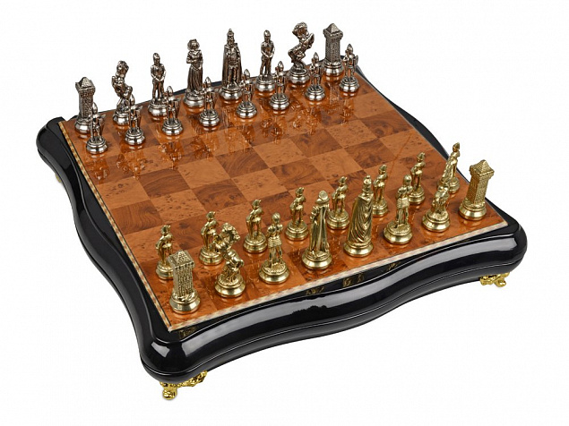 Шахматы «Карл IV» с логотипом в Волгограде заказать по выгодной цене в кибермаркете AvroraStore
