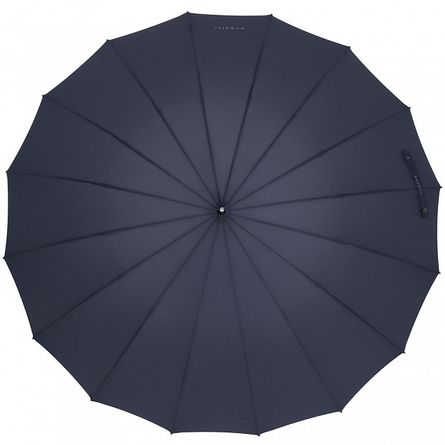 Зонт-трость Big Boss, темно-синий с логотипом в Волгограде заказать по выгодной цене в кибермаркете AvroraStore