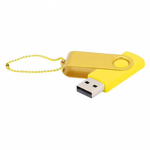 Флешка Designer To Go 3.0 USB 16Gb, желтый с логотипом в Волгограде заказать по выгодной цене в кибермаркете AvroraStore