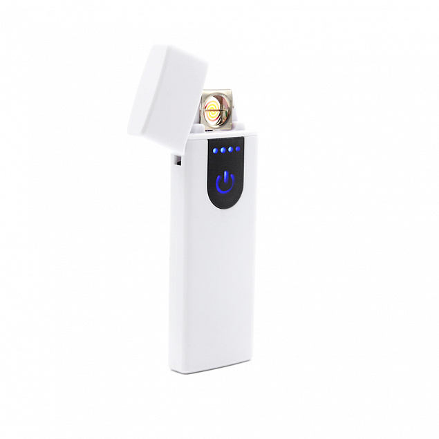 Зажигалка-накопитель USB Abigail, белый с логотипом в Волгограде заказать по выгодной цене в кибермаркете AvroraStore