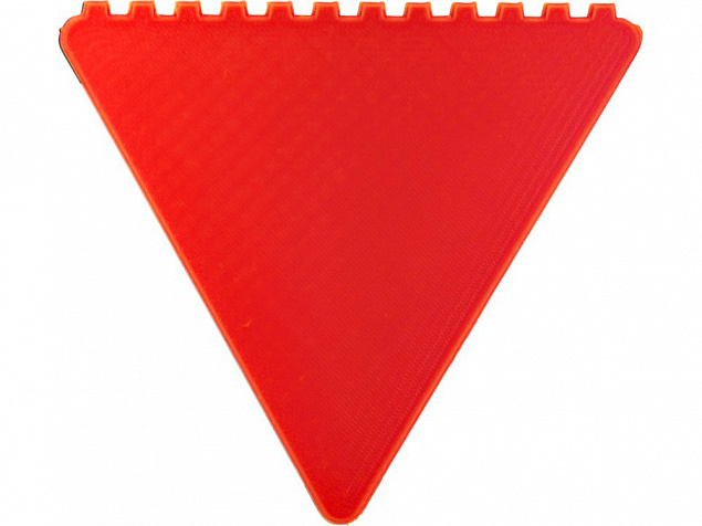 Треугольный скребок Frosty 2.0 , красный с логотипом в Волгограде заказать по выгодной цене в кибермаркете AvroraStore