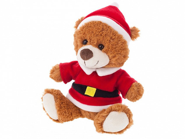 Плюшевый медведь «Santa» с логотипом в Волгограде заказать по выгодной цене в кибермаркете AvroraStore