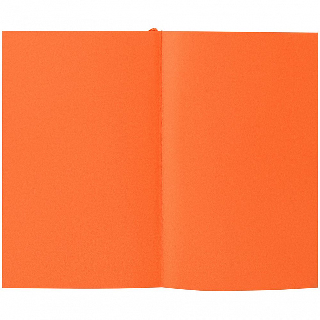 Ежедневник Flat Mini, недатированный, оранжевый с логотипом в Волгограде заказать по выгодной цене в кибермаркете AvroraStore