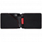 Портмоне Arrival, черное с красным с логотипом в Волгограде заказать по выгодной цене в кибермаркете AvroraStore