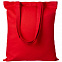 Холщовая сумка Countryside, красная с логотипом в Волгограде заказать по выгодной цене в кибермаркете AvroraStore