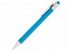 Ручка шариковая Athens черные чернила, голубой с логотипом в Волгограде заказать по выгодной цене в кибермаркете AvroraStore