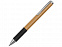 Ручка бамбуковая шариковая Gifu, черный с логотипом в Волгограде заказать по выгодной цене в кибермаркете AvroraStore