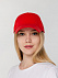 Бейсболка Convention, красная с логотипом в Волгограде заказать по выгодной цене в кибермаркете AvroraStore