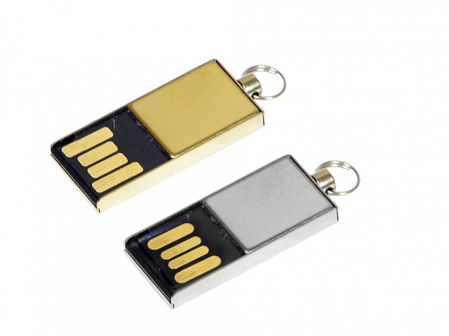 USB 2.0- флешка мини на 16 Гб с мини чипом с логотипом в Волгограде заказать по выгодной цене в кибермаркете AvroraStore