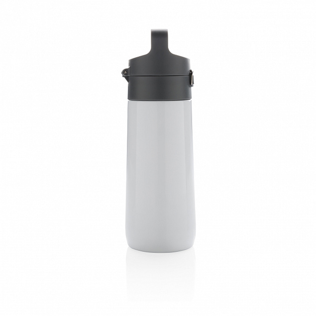 Герметичная вакуумная бутылка для воды Hydrate, белый с логотипом в Волгограде заказать по выгодной цене в кибермаркете AvroraStore