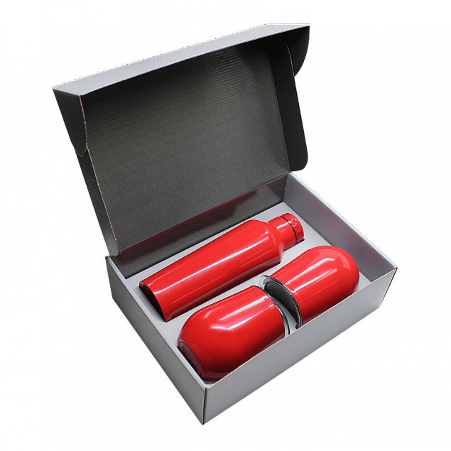 Набор Edge Box C2 grey (красный) с логотипом в Волгограде заказать по выгодной цене в кибермаркете AvroraStore