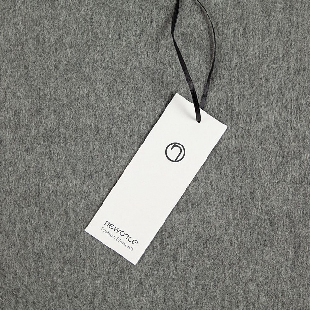 Шарф Graceful, серый с логотипом в Волгограде заказать по выгодной цене в кибермаркете AvroraStore