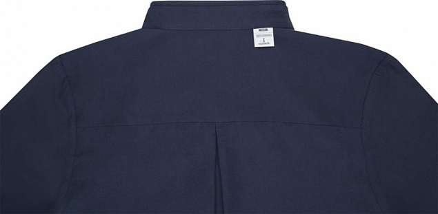 Pollux Мужская рубашка с длинными рукавами, темно-синий с логотипом в Волгограде заказать по выгодной цене в кибермаркете AvroraStore