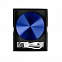 Универсальный аккумулятор "UFO" (6000mAh) в подарочной коробке,синий, 8,6х1,5 см,металл с логотипом в Волгограде заказать по выгодной цене в кибермаркете AvroraStore