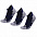 Набор из 3 пар спортивных мужских носков Monterno Sport, черный с логотипом в Волгограде заказать по выгодной цене в кибермаркете AvroraStore